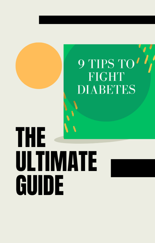 eBook Cover for 9 tips to fight diabetes 